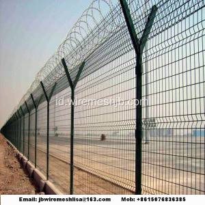 Y Type Welded Wire Mesh Fence / Pagar Bandara